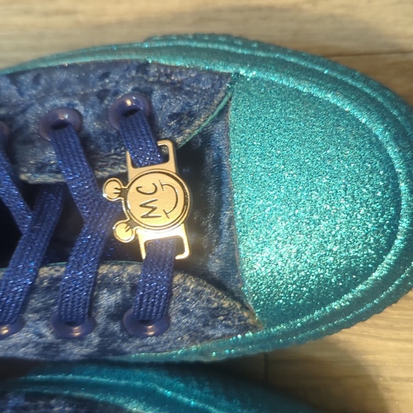 Converse Chuck Taylor Allstar Platform OX x Miley Cirus Gnarly Blue Sneakers - Picture 3 of 10